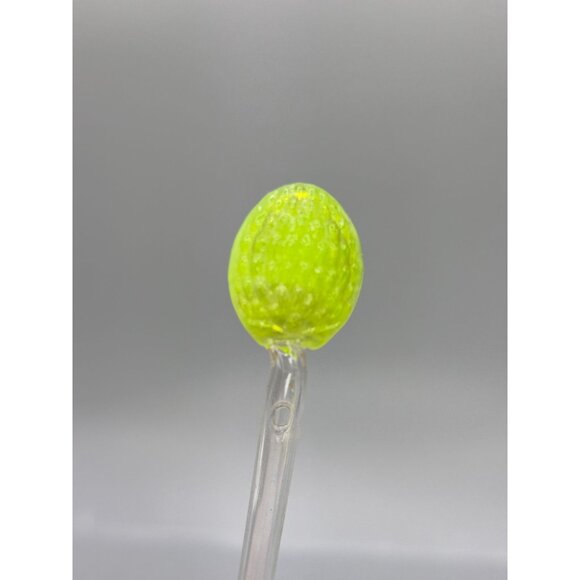 Vintage Glass Swizzle Sticks & Spoons- Set Of 10 For Cocktails & Beverages - Picture 5 of 6